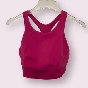 Lululemon Wunder Train Long Line Bra Pink – Medium Support C/D – Size 8